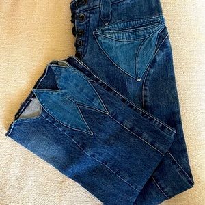 Duarte vintage patchwork tulip jeans